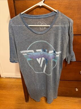 Men's Chaser Blue Van Halen Graphic Tee
